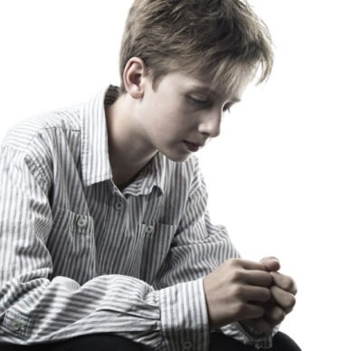 depressed teenager
