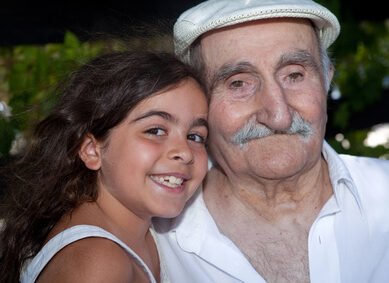 Avec mon papi