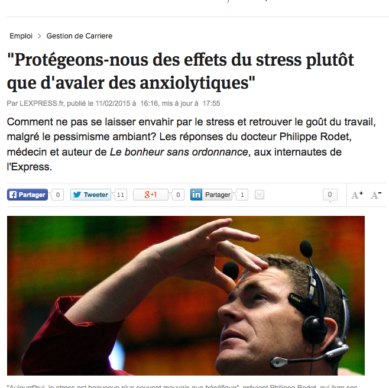 Stress au travail dans l'Express