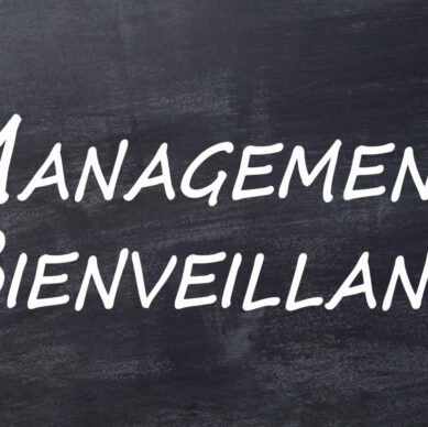 Management bienveillant tableau noir